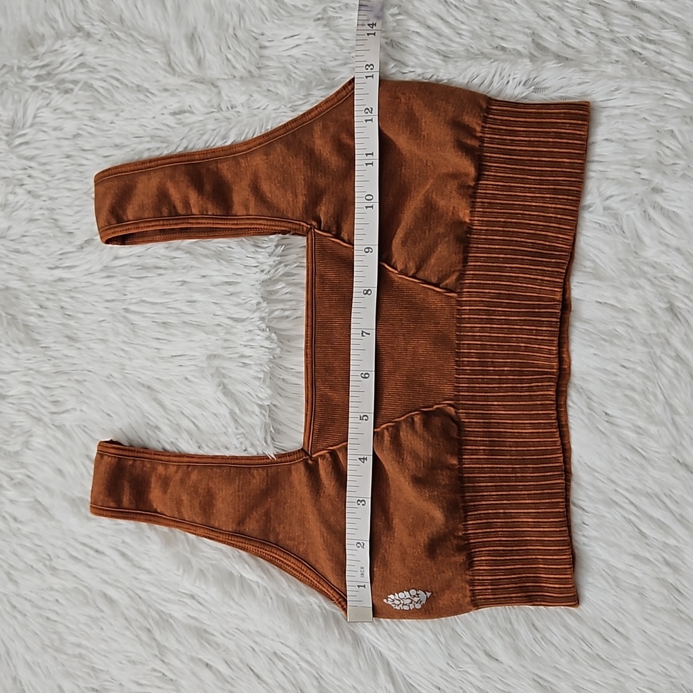 Free People Good Karma Bra Brown Motif - Picture 9 of 10